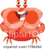 Poster, Art Print Of Happy Crab