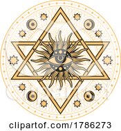 Poster, Art Print Of Pentagram And Eye