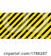 Grungy Hazard Stripes Background by Vector Tradition SM