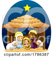 Cartoon Nativity Scene by Hit Toon