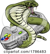 Poster, Art Print Of Cobra Snake Gamer Video Game Animal Team Mascot