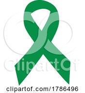 Green Awareness Ribbon by Johnny Sajem
