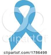 Poster, Art Print Of Light Blue Awareness Ribbon