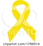 Yellow Awareness Ribbon by Johnny Sajem
