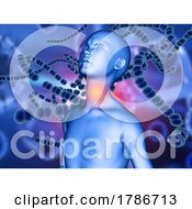 Poster, Art Print Of 3d Medical Image Depicting A Child With The Strep A Virus