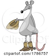 Cartoon Cowboy Rat by djart #COLLC1786757-0006