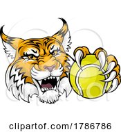 Wildcat Bobcat Tennis Ball Animal Team Mascot