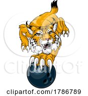 Wildcat Bobcat Bowling Animal Sports Team Mascot