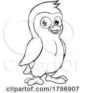 Poster, Art Print Of Penguin Bird Coloring Cartoon Wildlife Mascot