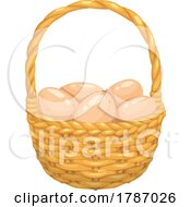 Poster, Art Print Of Basket Of Eggs