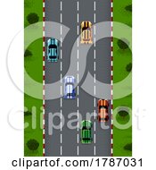 Poster, Art Print Of Cars On A Highway