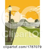 Poster, Art Print Of Griffith Observatory On The Slope Of Mount Hollywood Los Angeles California Wpa Poster Art