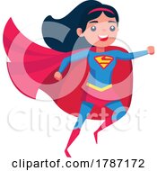 Poster, Art Print Of Super Woman Flying