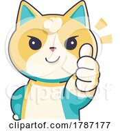 Poster, Art Print Of Cat Giving A Thumb Up