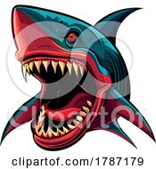 Poster, Art Print Of Aggressive Shark