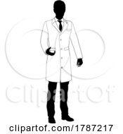 Scientist Engineer Professor Man Silhouette Person