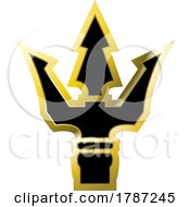 Trident In Black And Gold