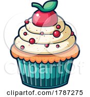 Poster, Art Print Of Cupcake Topped With A Cherry