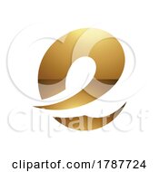 01/24/2023 - Golden Letter E Symbol On A White Background Icon 4