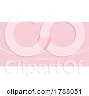 Poster, Art Print Of Minimalistic Design Banner For Valentines Day