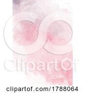 Poster, Art Print Of Pink Watercolor Background