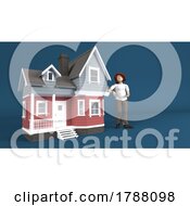 Poster, Art Print Of Young Person With Small House