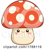 Poster, Art Print Of Cute Kawaii Mushroom