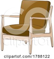 Brown Chair by Lal Perera