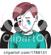 Poster, Art Print Of Bullied And Crying Boy