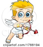 Poster, Art Print Of Cartoon Cupid Boy