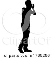 Poster, Art Print Of Protest Rally March Shouting Silhouette Person