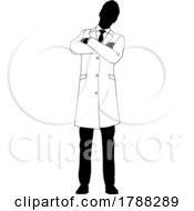 Poster, Art Print Of Scientist Engineer Professor Man Silhouette Person