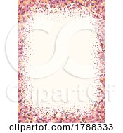 Poster, Art Print Of Background For Valentines Day With Border Of Hearts