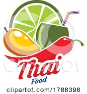 Poster, Art Print Of Thai Lime Mango Pepper And Cocktail Design