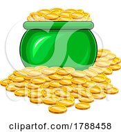 02/05/2023 - Cartoon Green Pot Of Gold