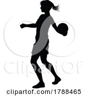 02/05/2023 - Female Soccer Football Player Woman Silhouette