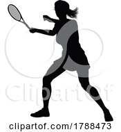 02/05/2023 - Tennis Player Woman Sports Person Silhouette