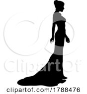 02/05/2023 - Bride Bridal Wedding Dress Silhouette Woman Design