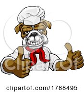02/06/2023 - Bulldog Chef Mascot Sign Cartoon