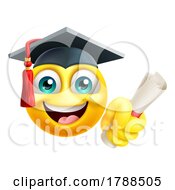 Education School College Graduate Emoji Emoticon by AtStockIllustration #COLLC1788505-0021