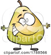 Poster, Art Print Of Cartoon Happy Pear