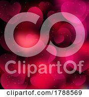 Poster, Art Print Of Valentines Day Background With Bokeh Lights Design