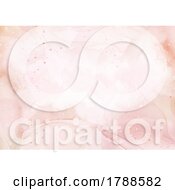 Poster, Art Print Of Hand Painted Pastel Pink Watercolour Background
