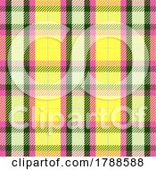 Poster, Art Print Of Brightly Coloured Plaid Style Pattern Background