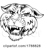 Poster, Art Print Of Tiger Angry Tigers Team Sports Mascot Roaring