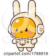 Poster, Art Print Of Cute Astronaut Rabbit