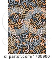 Retro Styled Abstract Pattern Cover Design