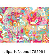 Poster, Art Print Of Retro Styled Psychedelic Pattern Background Design