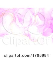 Poster, Art Print Of Elegant Hand Painted Alcohol Ink Background