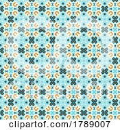 Poster, Art Print Of Abstract Pattern Background With Mandala Style Design